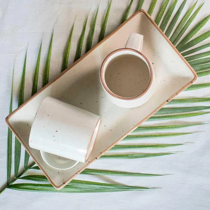 Earthy Elegance Mug & Tray - Three Piece Set media 1