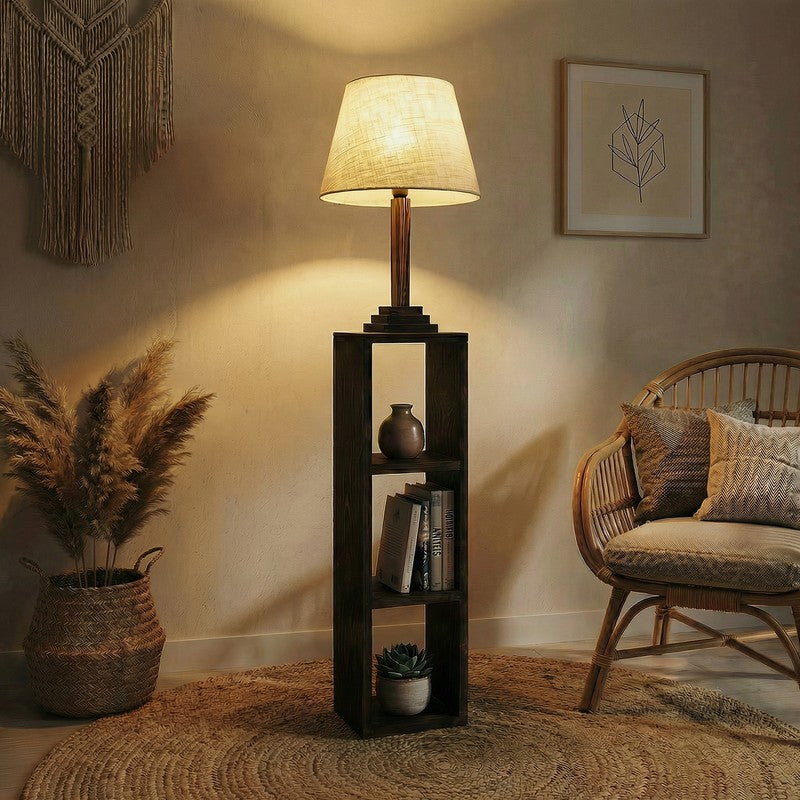 Deluzio Shelf Floor Lamp media 3