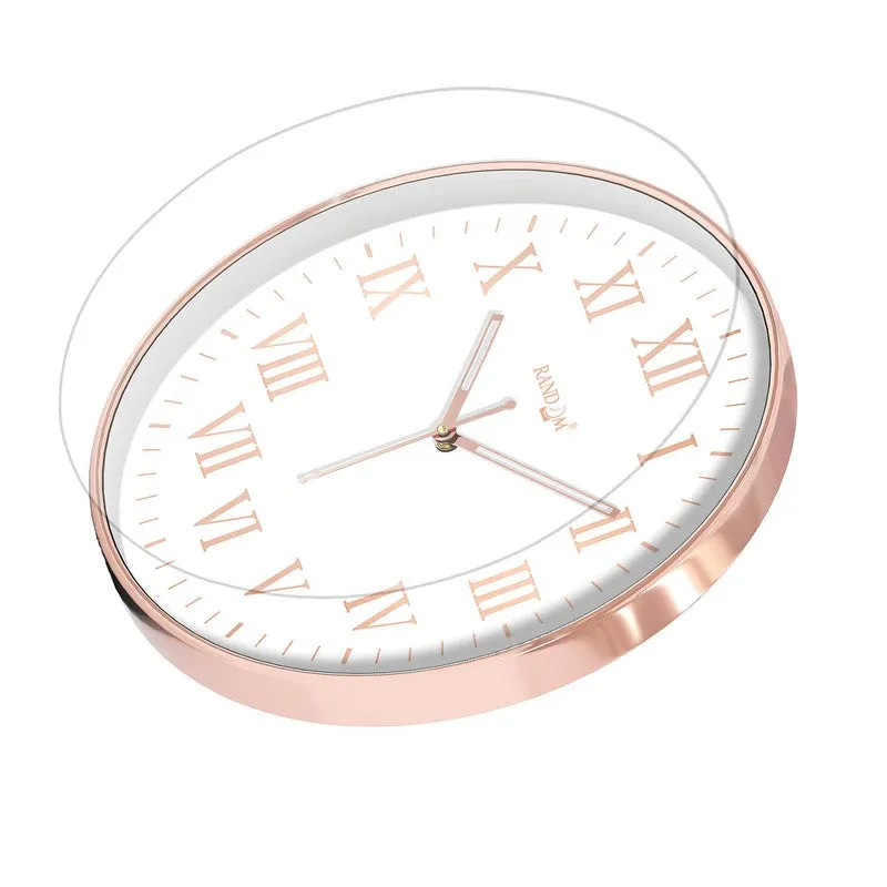 Retrovia Premium Silent Sweep Wall Clock - White media 5