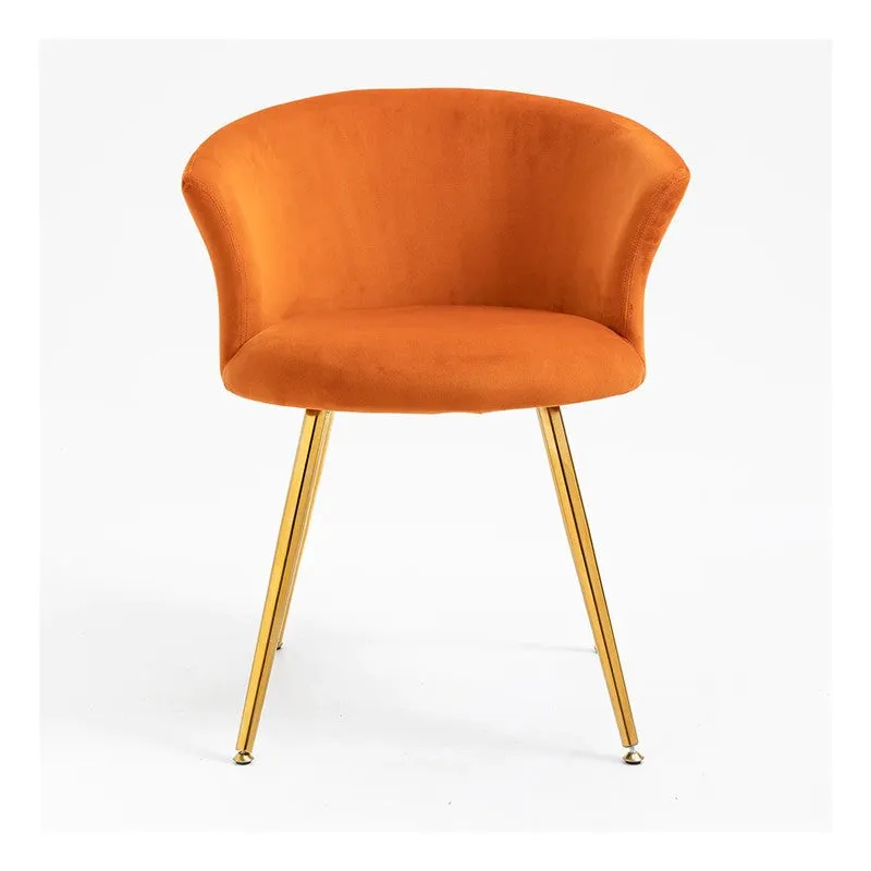 Virelle Metal Accent Chair - Orange media 4