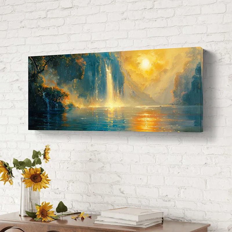 Azure Valinor Canvas Wall Painting media 4