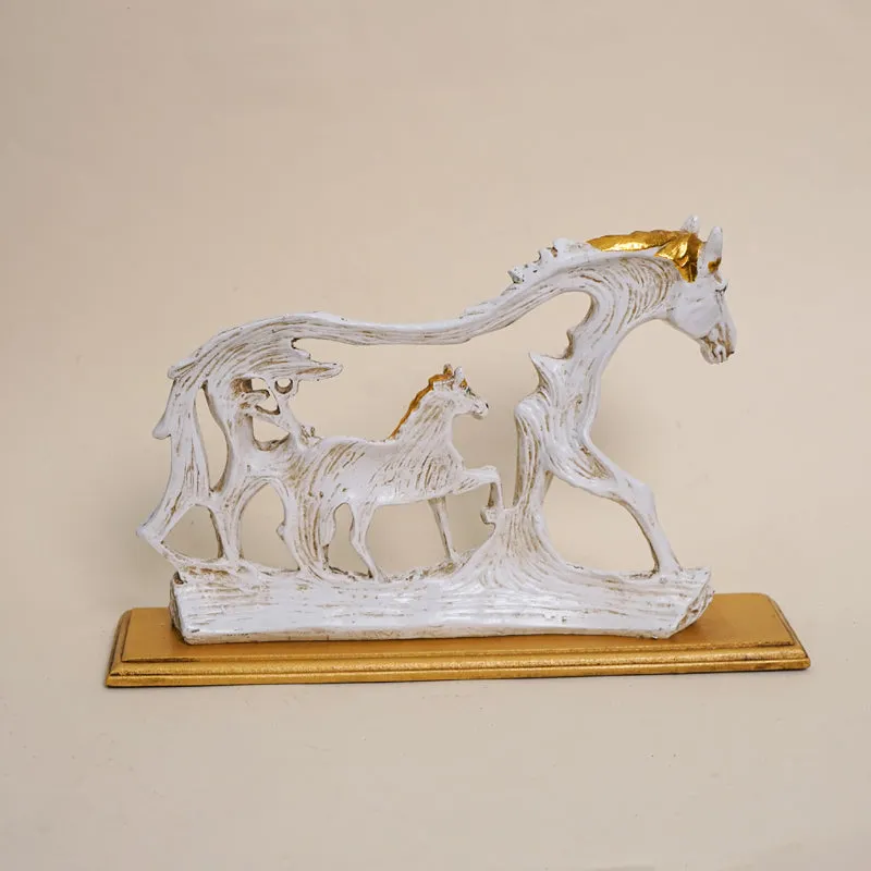 The Stallion Duo Resin Show Piece media 6