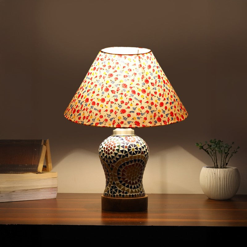 Aurenique Fleura Arbor Wooden Table Lamp - Multicolor