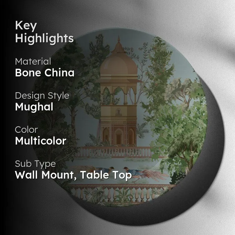 Temple Inside Akbar's Fort Wall Plate media 2