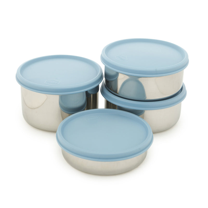 Darian Blue Lunch Box (500 ml/350 ml/200 ml) - Five Piece Set media 4