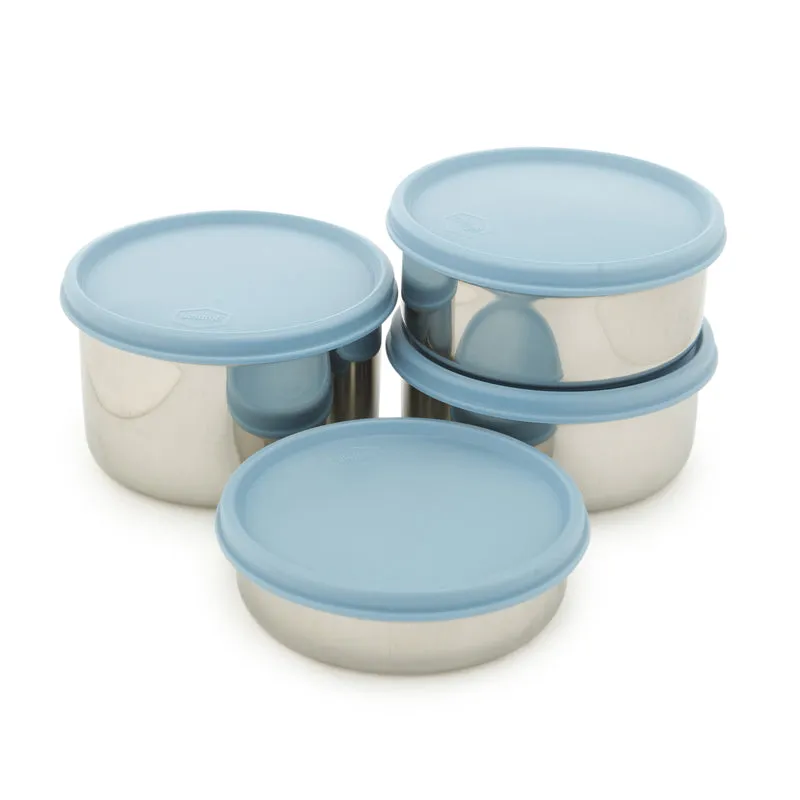 Darian Blue Lunch Box (500 ml/350 ml/200 ml) - Five Piece Set media 4