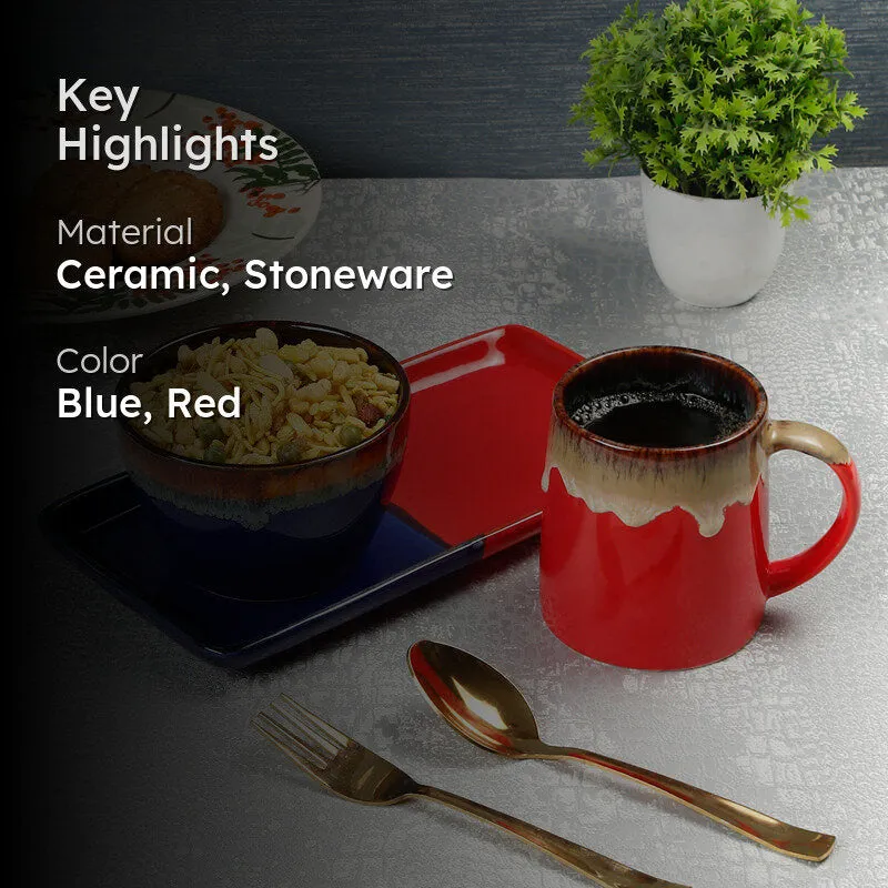 Bonita Tea Set (Red) - Three Piece Set media 2