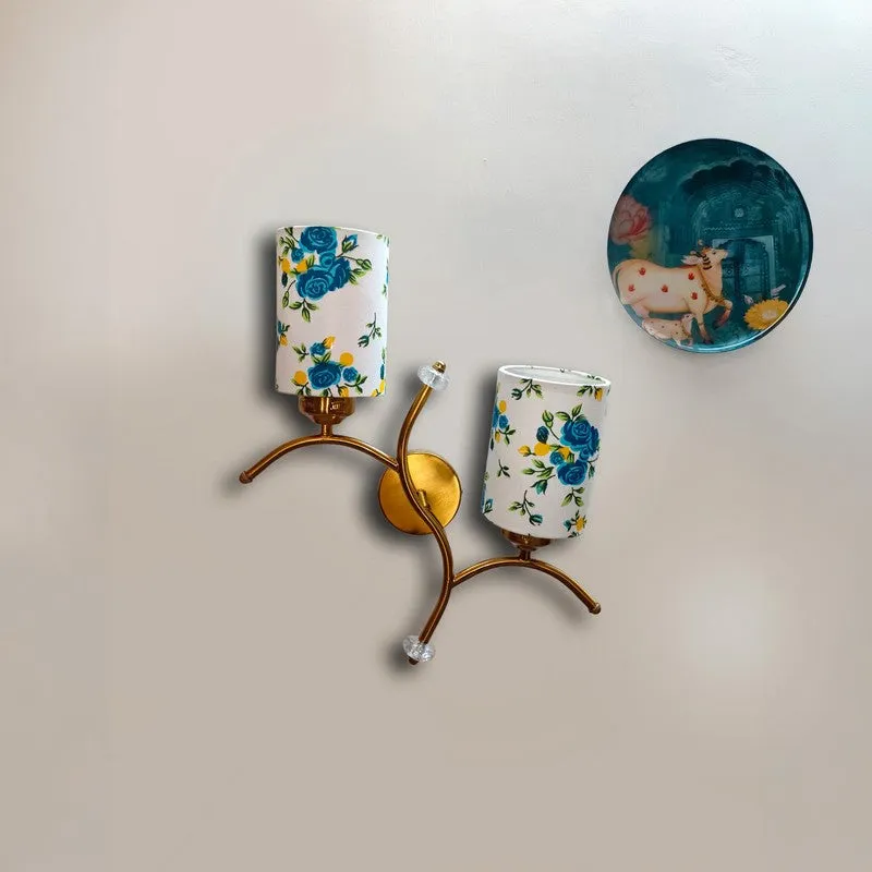LumiBranch Dual Cotton Wall Lamp - White & Blue media 3