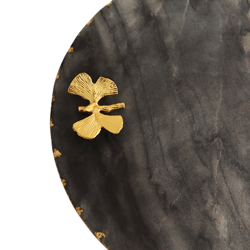 Scotia Mariposa Marble Platter - Black media 5