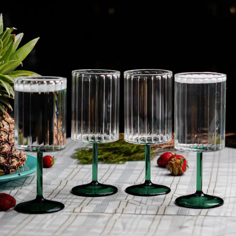 Mint Stem Flute Wine Glass(280 mL) - Set Of Four media 1