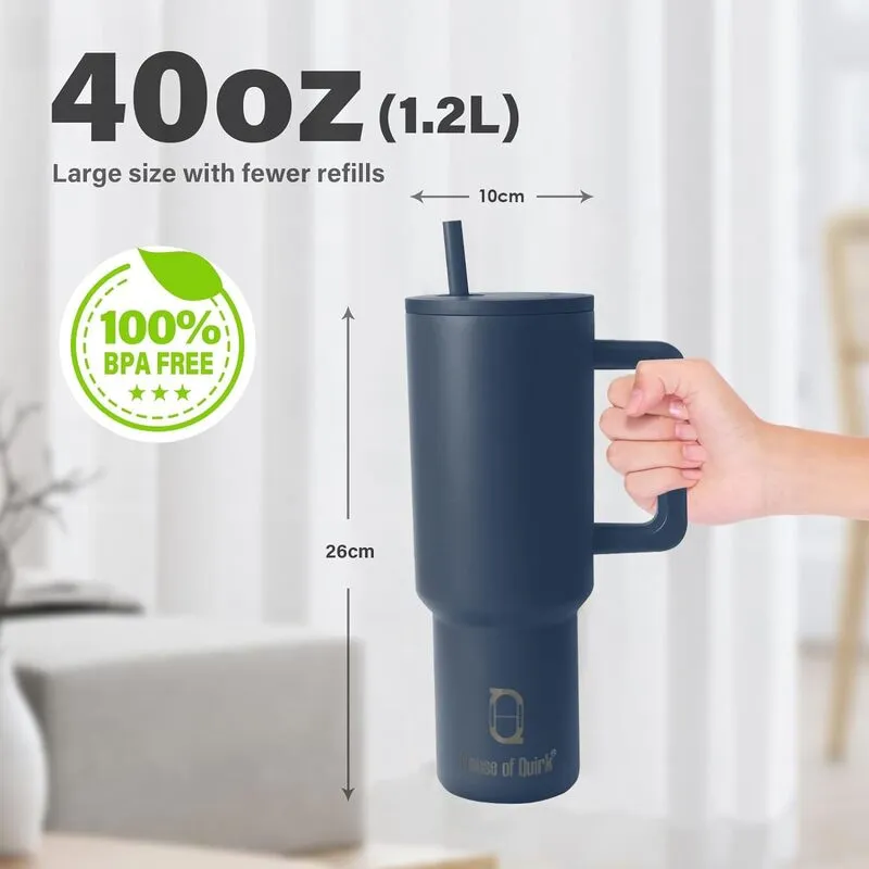 Hydra Boost Stainless Steel Tumbler (1200 ML) - Shadow Blue media 8