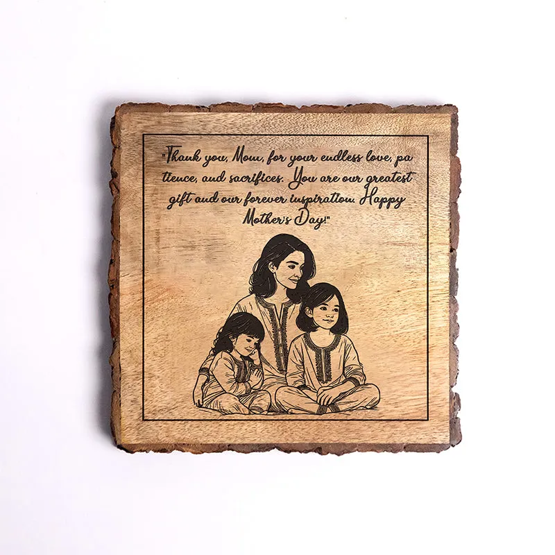 The Greatest Inspiration Wood Showpiece - Square media 5
