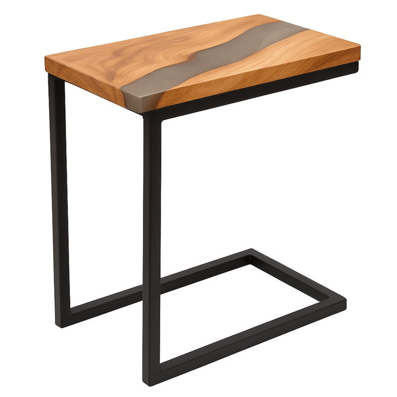 Zarlo Puregrain Teak Wood Side Table media 3
