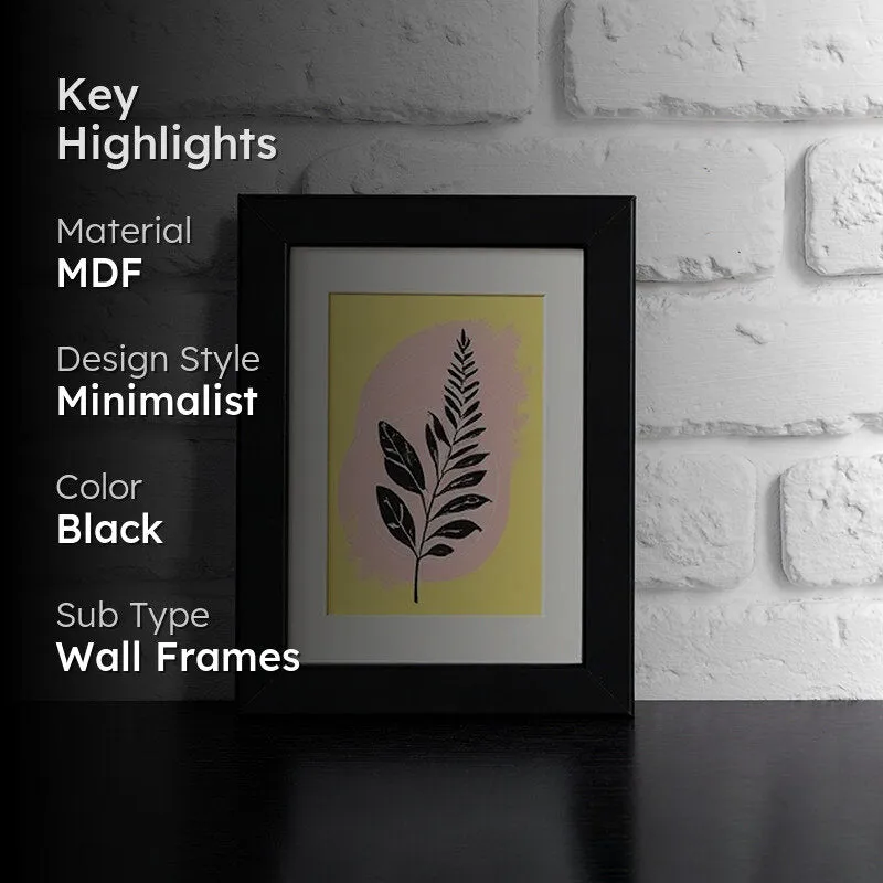 Cortex MDF Photo Frame - Black media 2