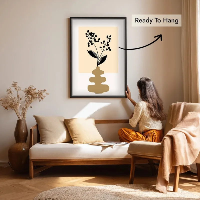 Harmona Canvas Wall Painting With Black Frame media 7