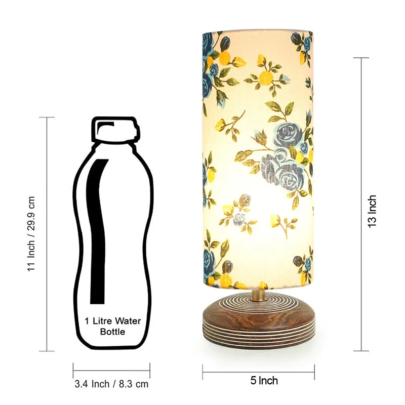Savera Rosa Fabric Table Lamp - Multicolor media 7