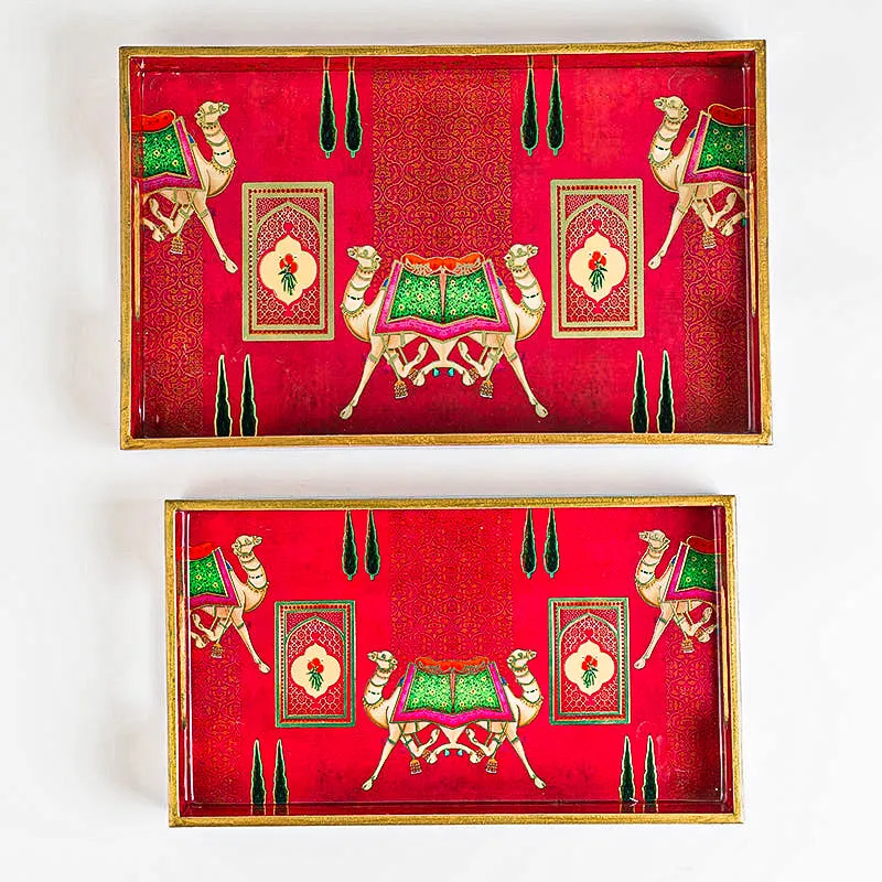 Camel Carriage Serving Tray - Large & Medium media 4
