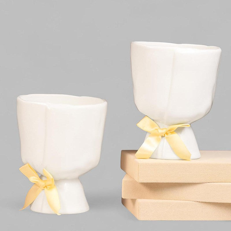Blossom Bow Vase - Set Of Two media 4
