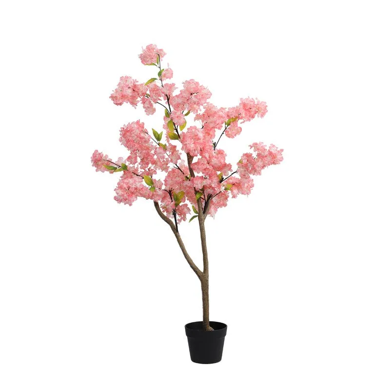 Artificial Cherry Blossom Plant With Pot - 4.2 ft media 3