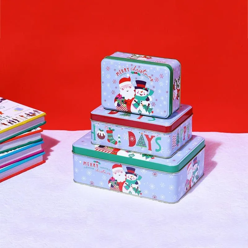 Santa Call Storage Box - Set Of Three media 3