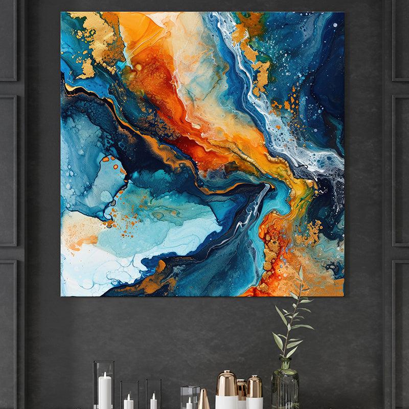 Lively Hues Wall Painting