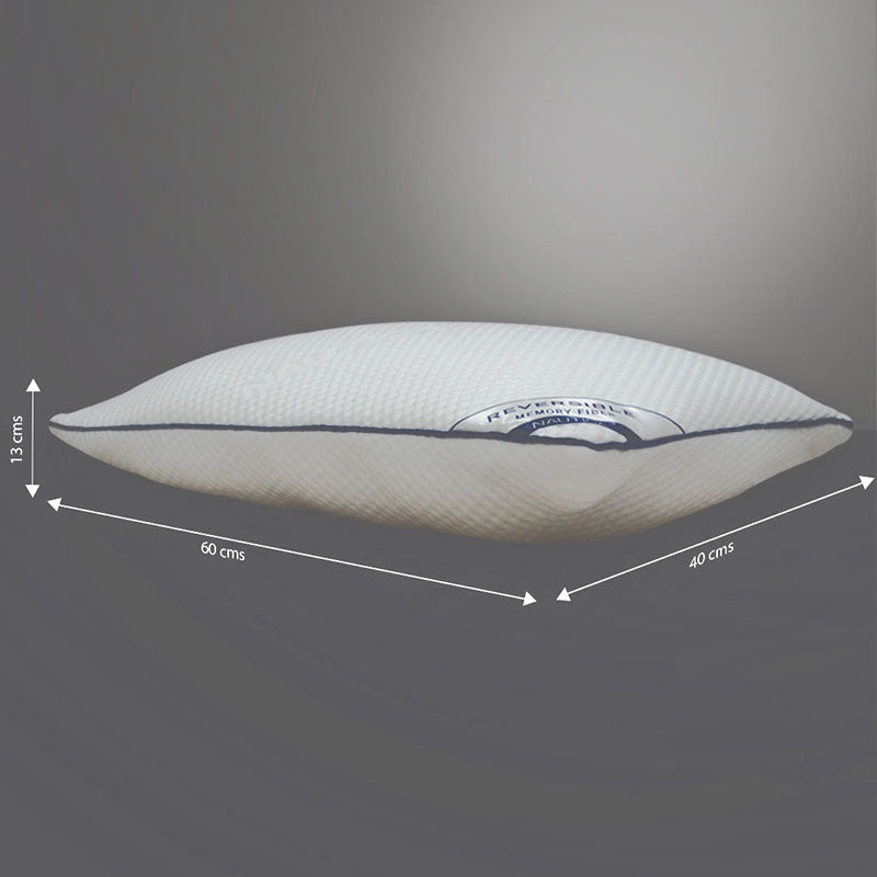 Nautica Plush Pulse Reversible Solid Pillow Filler media 7
