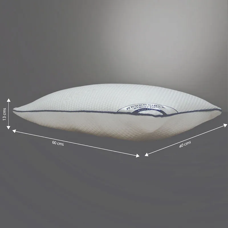 Nautica Plush Pulse Reversible Solid Pillow Filler media 7