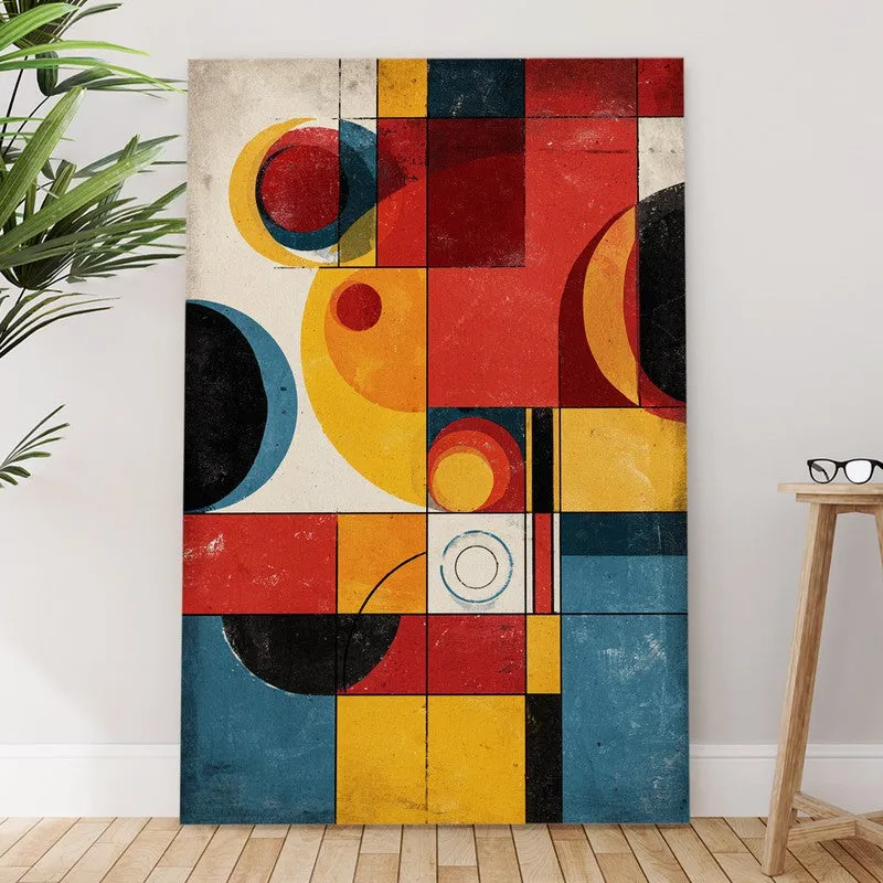 Fracta Lines Abstract Canvas Wall Art media 6