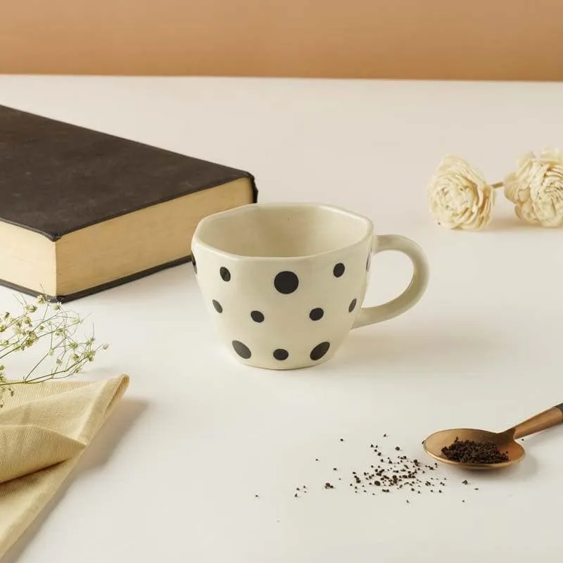 Big Ceramic Tea Cup (210 mL Each) - Set of Four media 5
