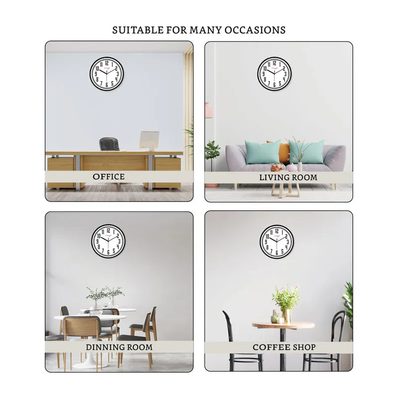 Kian Sweep Silent Wall Clock media 5