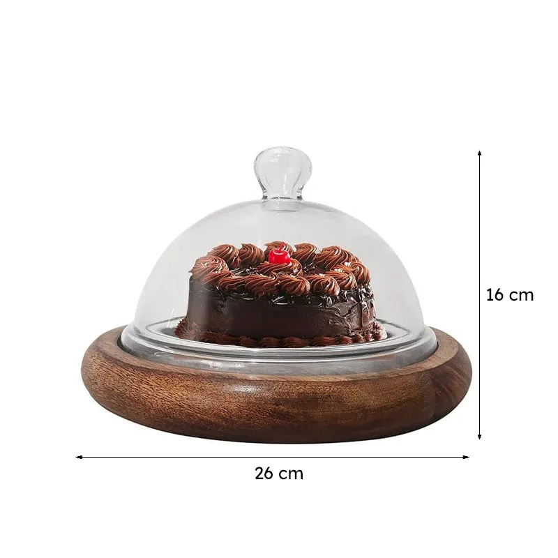 Marito Cake Stand With Dome - Antique Black media 5