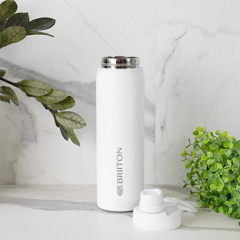 Sip Slay Hot & Cold Thermos Water Bottle (White & Pink, 750 mL Each) - Set Of Two media 3