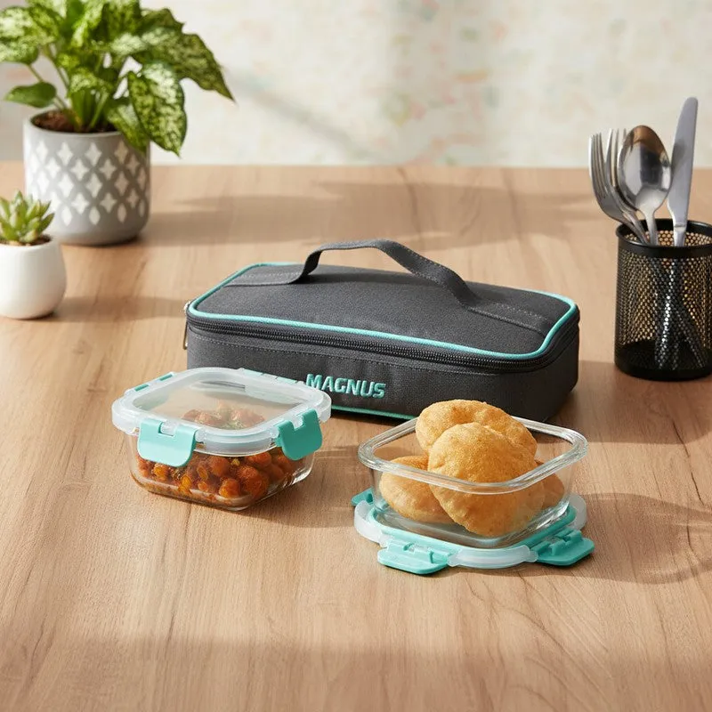 Mealix Go Lunch Box with Lunch Bag - Three Piece Set media 1