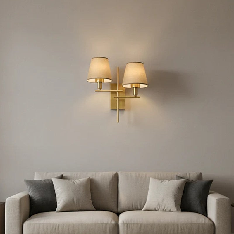 Amber Duet Metal Wall Lamp