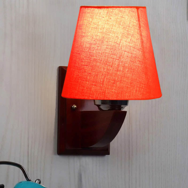 LightFawn Conical Wooden Wall Lamp
