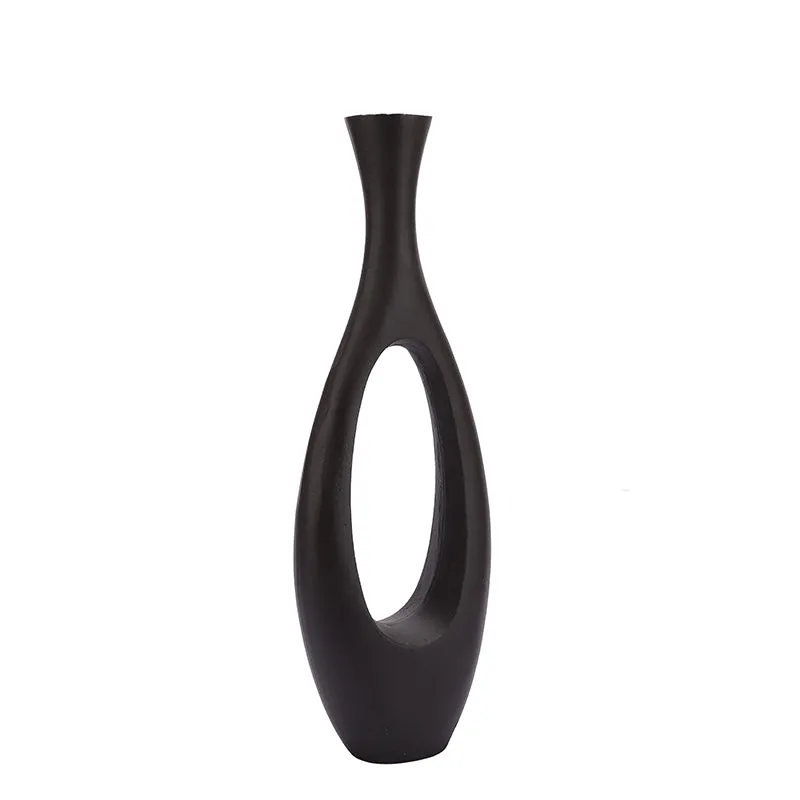 Azra Aluminium Vase - Black media 3