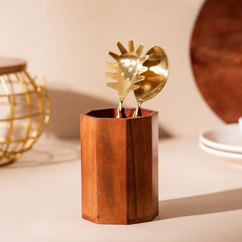 Naturix Wooden Cutlery Holder media 3