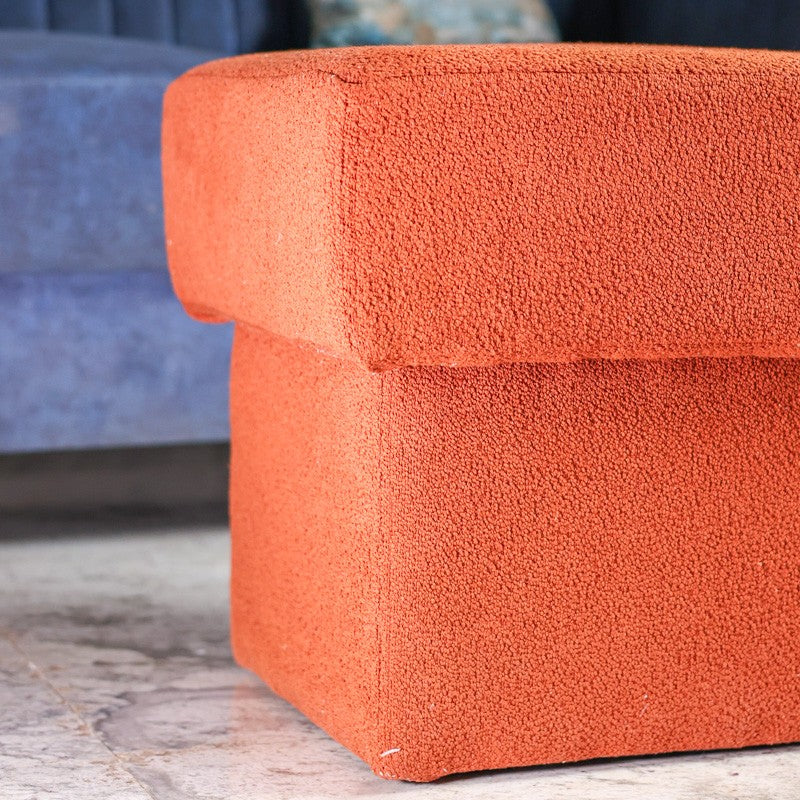 PlushPod Ottoman  Red media 3