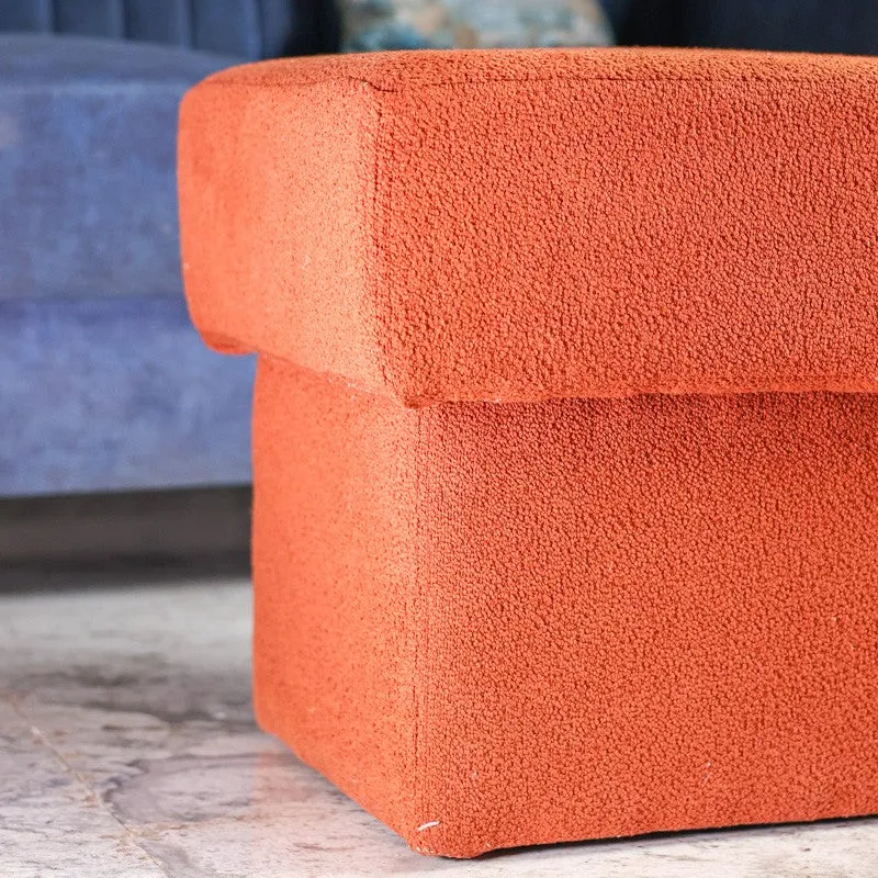 PlushPod Ottoman  Red media 3