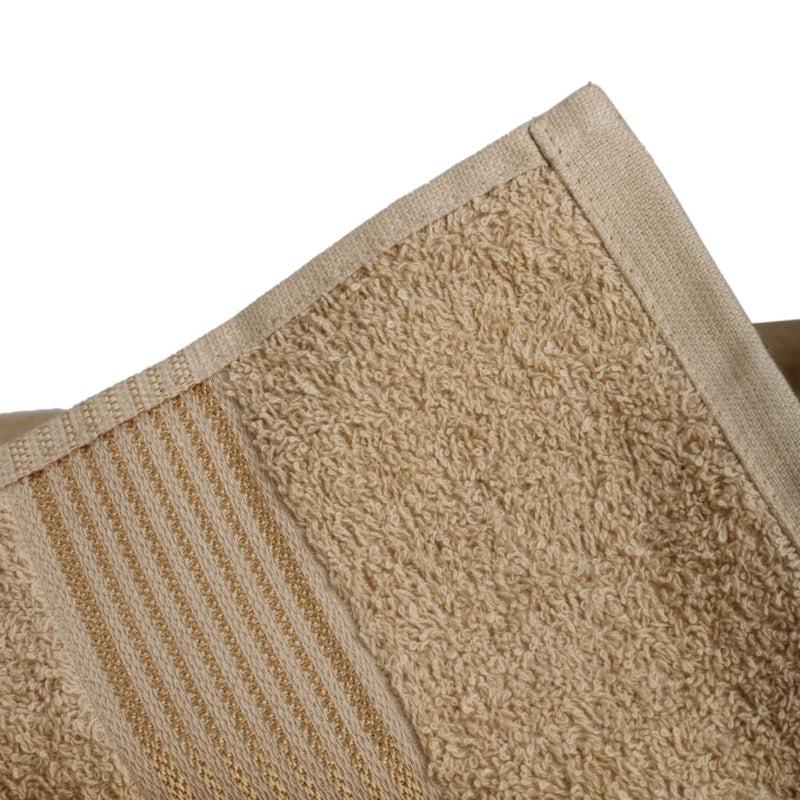 Bodil Bath Towel (Yellow & Beige) - Set Of Two media 3