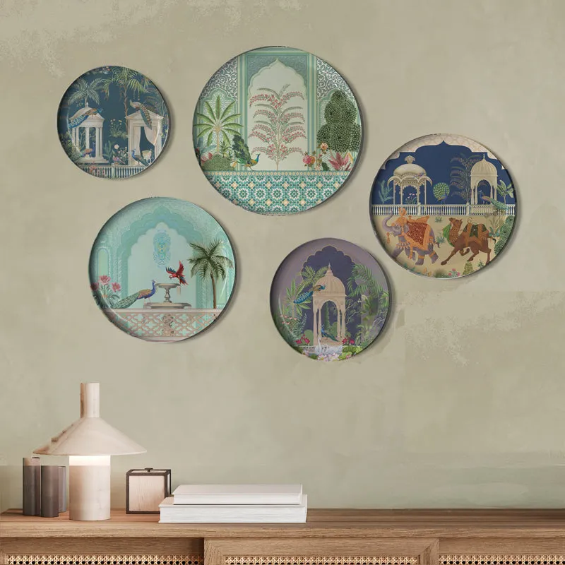 Royal Nights Metal Wall Plate - Set Of Five media 3