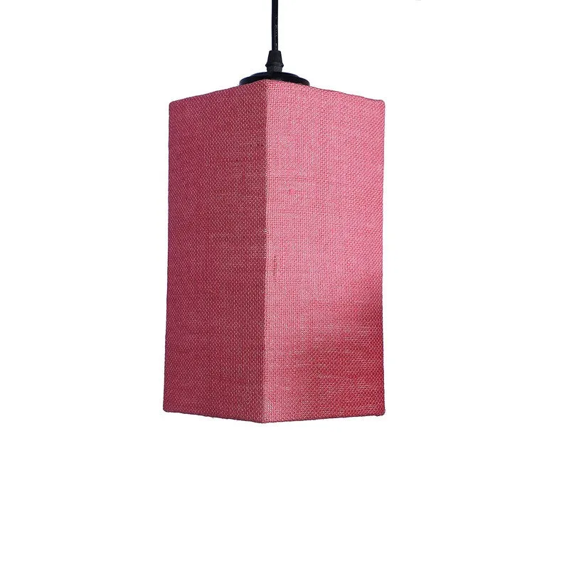 Warm Ivory Triple Metal Ceiling Lamp - Pink media 8