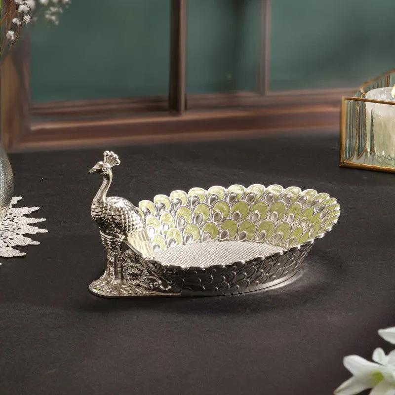Peacock Jewel Accent Bowl media 3
