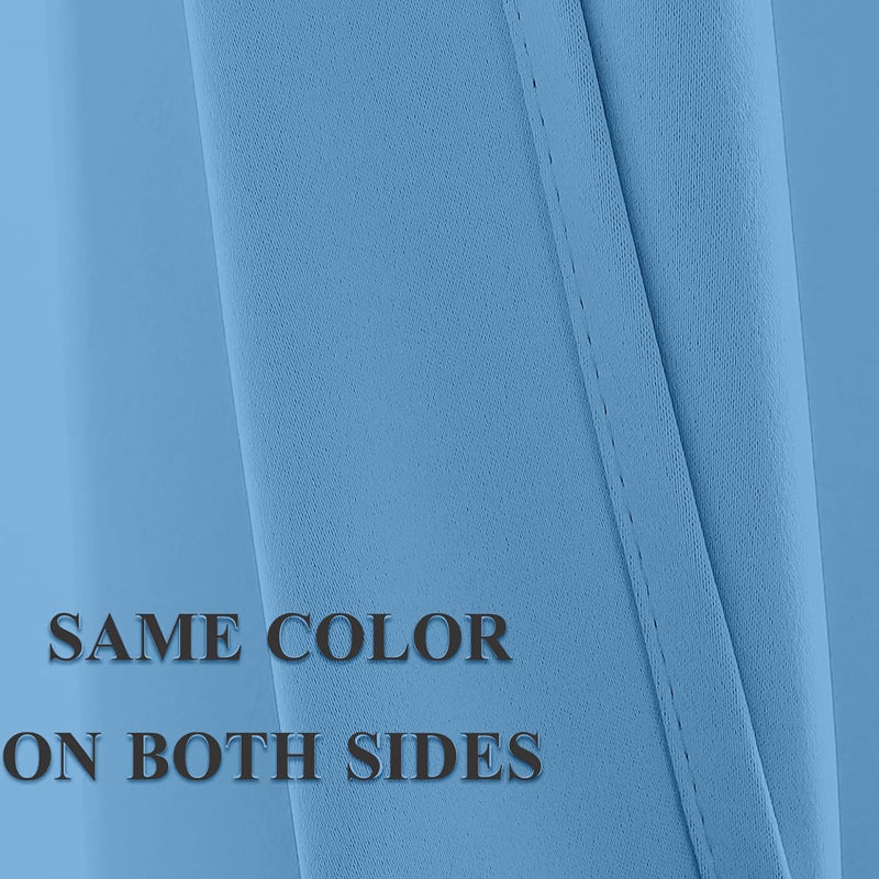 Serein Pleated Curtain Valance (Sky Blue) - Set Of Two media 6