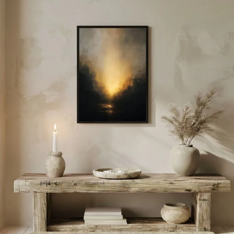 Horizon of Hope Archival Paper Wall Painting With Black Frame media 3
