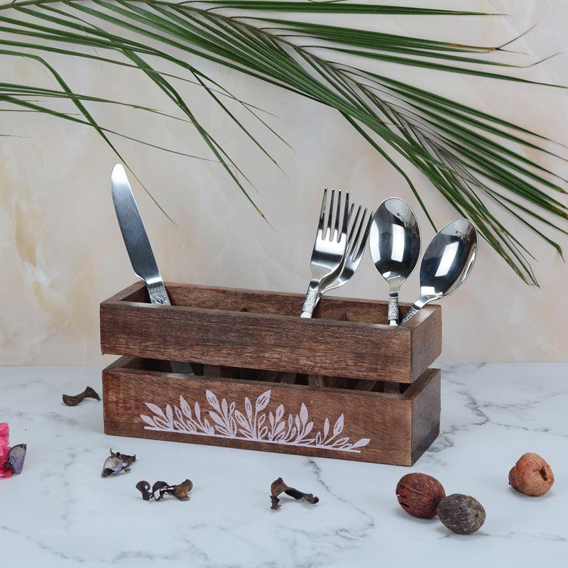 Nara Wooden Cutlery Holder