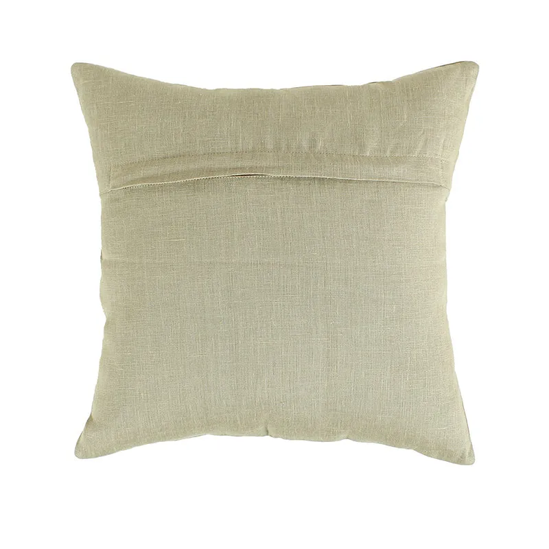 Scandi Soft Solid Cotton Cushion Cover (Beige) - Set Of Two media 6