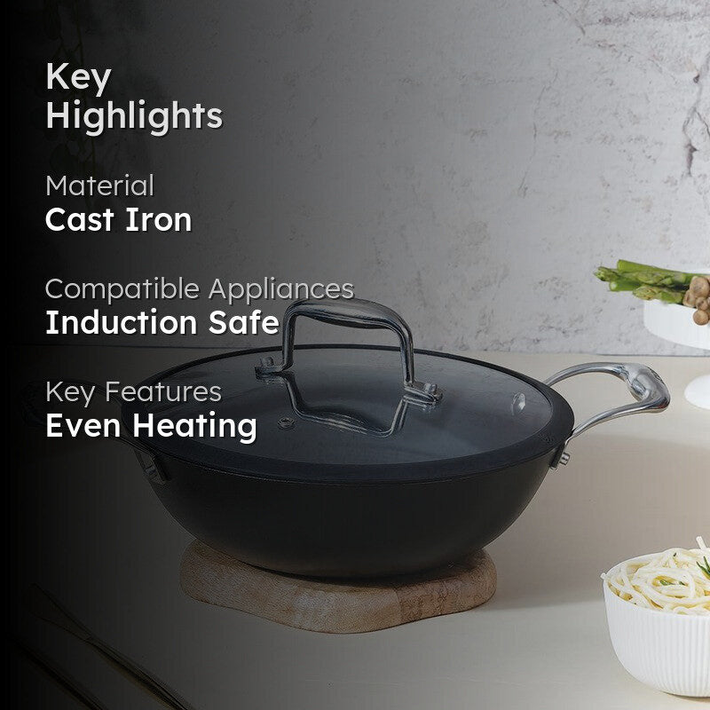 Vinod Sizzle King Kadhai With Lid - 1400 mL media 2