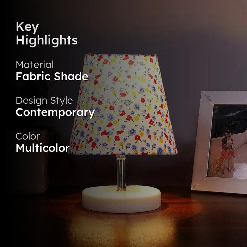 Vero Color Splash Fabric Table Lamp - Multicolor media 2