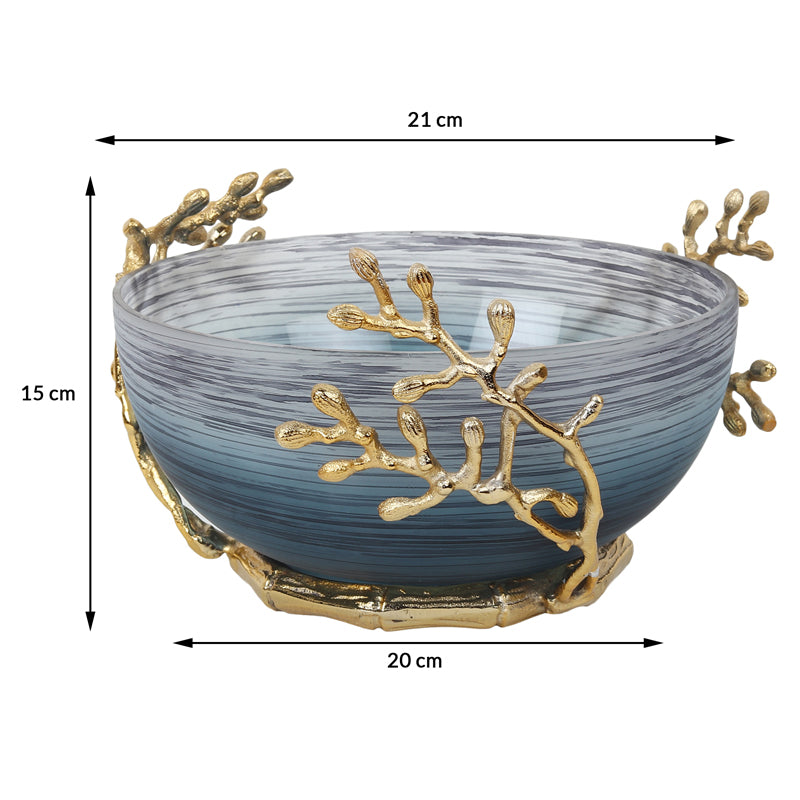 Roscoe Ruma Branched Accent Bowl - Blue media 6